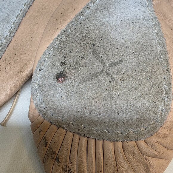 Capezio Daisy 205 Ballet Shoe Leather Full Sole - Ballet Pink - Picture 3 of 9